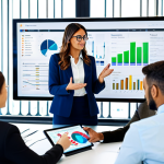 Digital Marketing Strategy**

"A diverse team of marketing professionals collaborating around a large screen displaying data analytics dashboards in a modern, brightly lit office. They are fully clothed in appropriate business attire, discussing strategy. The atmosphere is energetic and collaborative. safe for work, appropriate content, perfect anatomy, natural proportions, professional setting, high quality, well-formed hands, proper finger count, professional, modest."

**