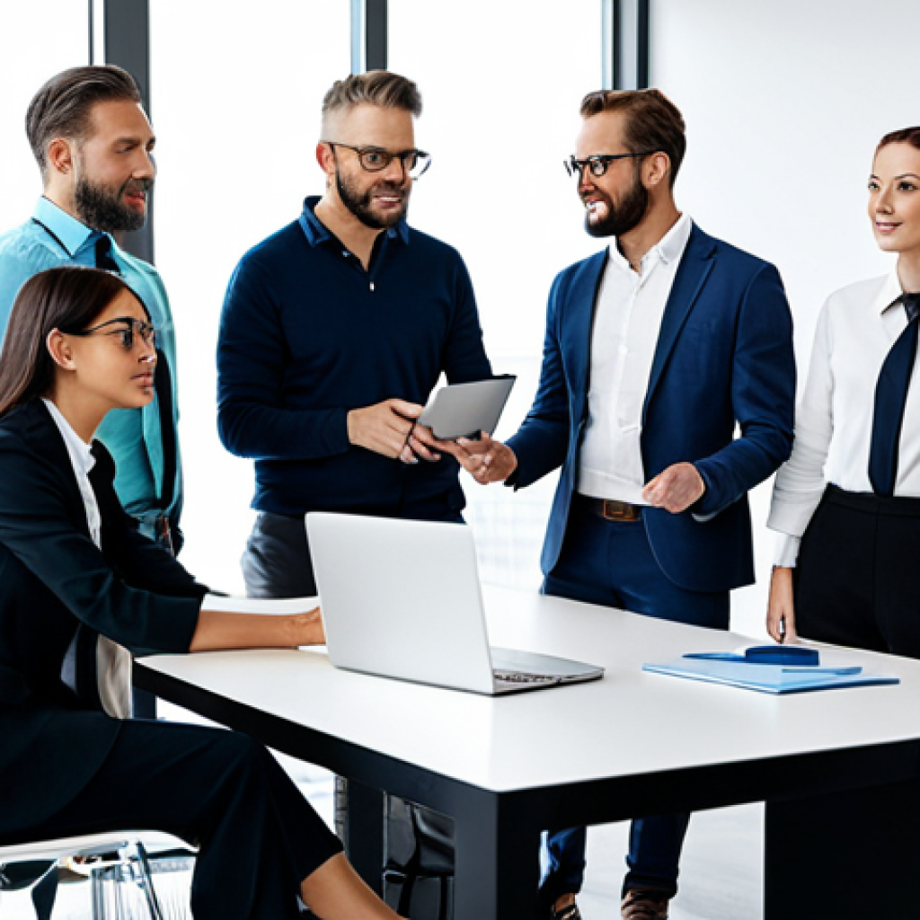 **

"A diverse team of professionals brainstorming advertising ideas in a modern office. Fully clothed, appropriate attire. The scene emphasizes collaboration and creativity. Safe for work, professional environment, perfect anatomy, correct proportions, natural pose, high quality."

**
